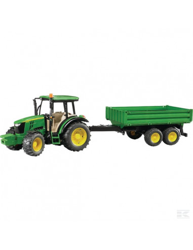 Ciągnik John Deere 5115M z przyczepą U02108