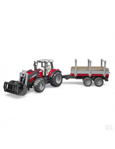 Ciągnik Massey Ferguson 7480 z ładowaczem czołowym i...