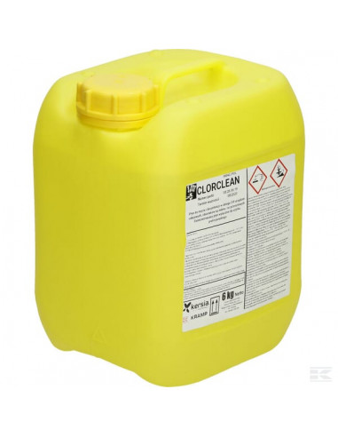 CLORCLEAN - Zasadowy środek do mycia i dezynfekcji do urządzeń udojowych, 6 kg CLORCLEAN6