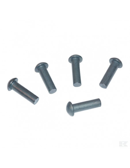 Nity z łbem okrągłym Kramp, 5 x 20 mm, 0,5 kg 520B