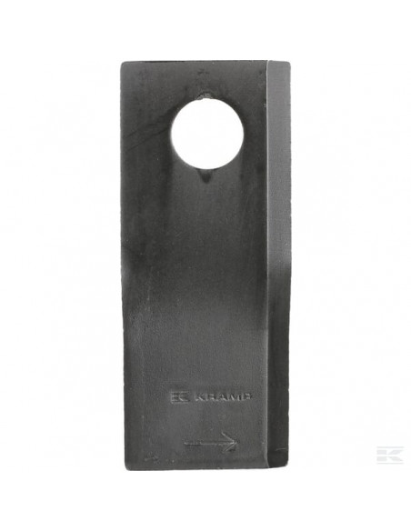 Nożyk kosiarki rotacyjnej lewy 112x48x4 mm otwór Ø 19 mm okrągły pasuje do Fella/Krone 25 szt. 134309KR