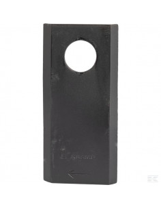 Nożyk kosiarki rotacyjnej prawy 105x48x4.3 mm otwór Ø 20...