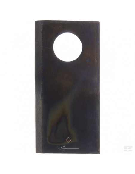 Nożyk kosiarki rotacyjnej prawy 100x48x4 mm otwór Ø 21 mm okrągły pasuje do Pöttinger 25 szt. 434978KR