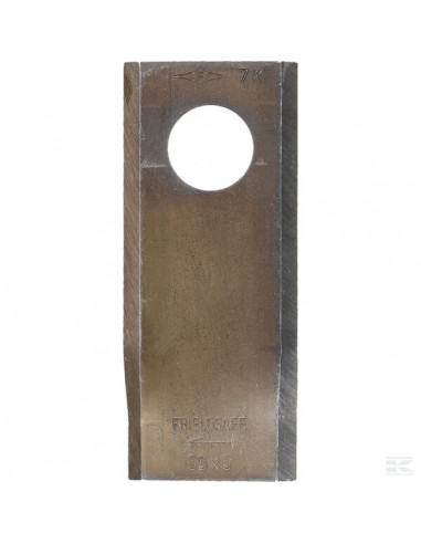 Nożyk kosiarki rotacyjnej prawy 96x40x3 mm otwór Ø 19 mm okrągły pasuje do Deutz Fahr 25 szt. VF16502726KR