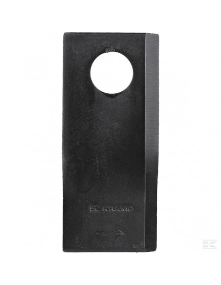 Nożyk kosiarki rotacyjnej lewy 112x49x4 mm otwór Ø 21 mm okrągły pasuje do Pöttinger 25 szt. 434969KR