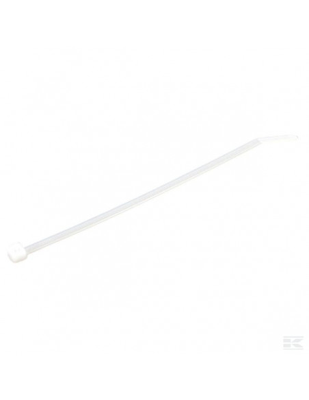 Opaska kablowa 3.6x200 mm biała, Poliamid, max. Ø 53 mm Kramp TR36200WHI