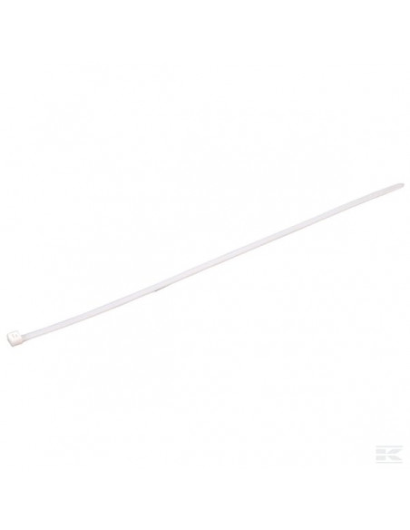 Opaska kablowa 9x430 mm biała, Nylon, max. Ø 110 mm Kramp TR90430WHI