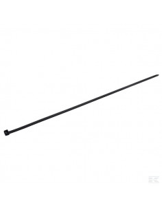 Opaska kablowa 9x430 mm czarna, Nylon, max. Ø 110 mm...