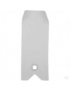 Osłona grządzieli 240x100 mm wzmocniona wygięta, 1-otw....