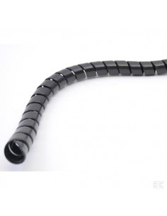 Osłona spiralna węża typ KBV czarna Safeplast, 26-32 mm...