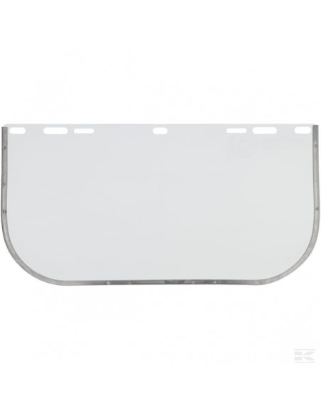 Osłona twarzy z poliwęglanu z ramką aluminiową 8"x15.5"x1.0 mm KH110006