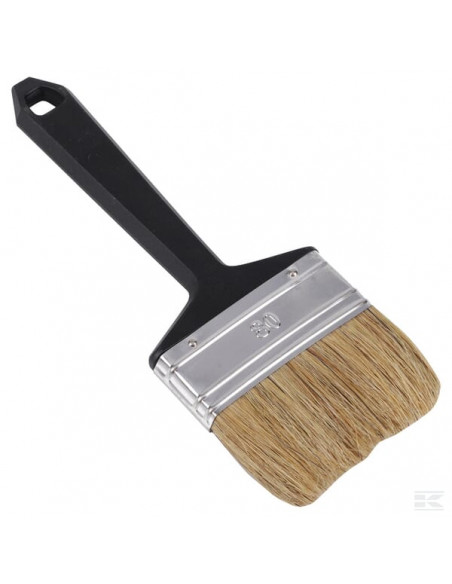 Pędzel płaski jednorazowy, włosie świńskie, białe, rozmiar 80 mm CP2320580