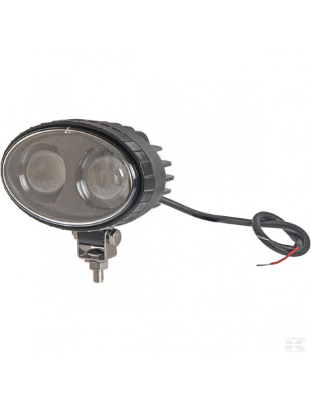 Lampa bezpieczeństwa LED, niebieska, 10W, 250lm, owalna, 10-80V, punktowa, 2xLED, Kramp LA10601