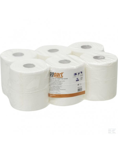 Ręcznik papierowy, biały w rolce, 21 cm x 275 m, 1 warstwowy, gopart CP11102