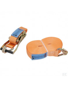 Pas transportowy z napinaczem grzechotkowym i hakiem J 10...