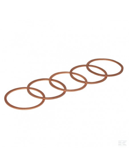 Podkładka miedziana, 20 x 26 x 1.5 mm CU202615P025