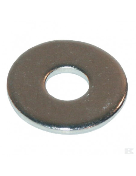 Podkładka płaska poszerzana M4x12x1 mm, stal ocynk DIN9021 Kramp 9021A4