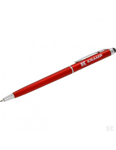 Długopis ABS z rysikiem, czerwony KRA00900019031