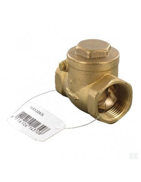 Poziomy zawór zwrotny gwint wew., 1" WK51063L