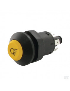 Przełącznik przyciskowy, lamp roboczych, okrągły, żółty...