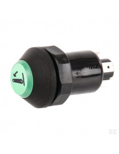 Przełącznik przyciskowy, podnośnika, okrągły, zielony...