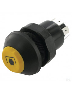 Przełącznik przyciskowy, wału WOM, okrągły, żółty 11175390PN