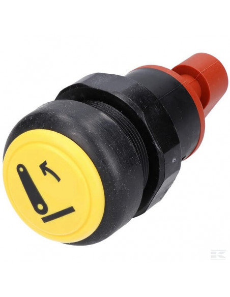 Przełącznik przyciskowy, podnośnika, okrągły, żółty 11801002PN