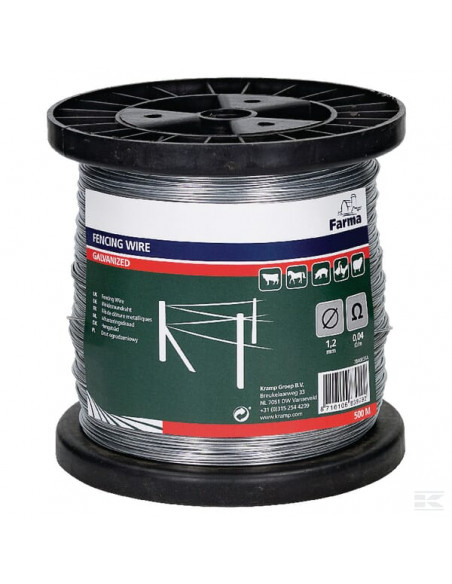Drut ogrodzeniowy, 1.2 mm x 500 m 704003FA