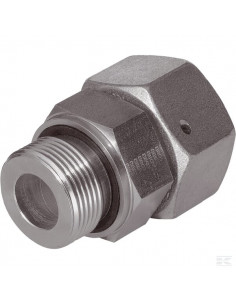 Przyłącze proste z nakrętką i uszczelką 1/2" BSP -...