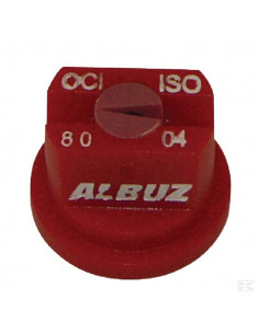 Rozpylacz płaskostrumieniowy brzegowy OC 80° 04 czerwony...