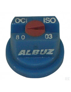 Rozpylacz płaskostrumieniowy brzegowy OC 80° 03 niebieski...