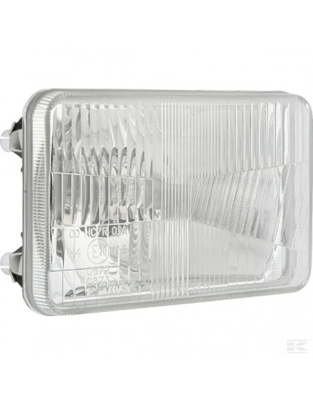 Reflektor przedni halogenowy, prostokątny 12/24V H4 168x106 mm Kramp LA80170