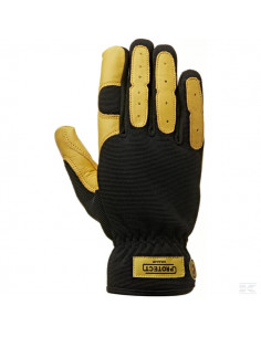 Rękawice robocze antywibracyjne, czarno/żółte, roz....