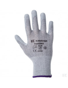 Rękawice odporne na przecięcie, szare, roz. 11/2XL...