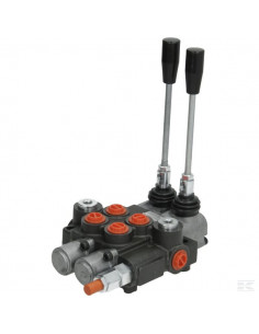 Rozdzielacz hydrauliczny MBV5, 2 sekcyjny A1A1(G3/8)KZ1...