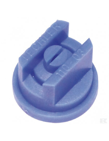 Rozpylacz płaskostrumieniowy ST 110° 03 niebieski z tworzywa sztucznego Lechler ST11003