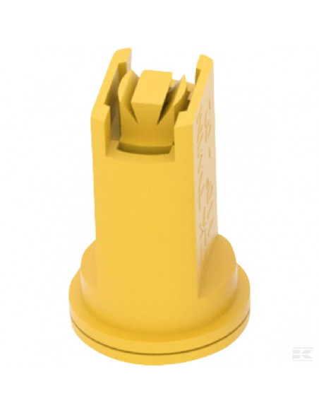 Rozpylacz eżektorowy dwustrumieniowy EZK-TWIN 110° 02 żółty z tworzywa sztucznego MMAT EZKTWIN11002