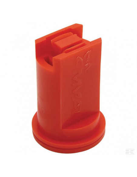 Rozpylacz eżektorowy dwustrumieniowy EZK-TWIN 110° 04 czerwony z tworzywa sztucznego MMAT EZKTWIN11004
