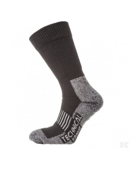 Skarpety termiczne 3/4, czarno/szare roz. 43-46 KW22900120146
