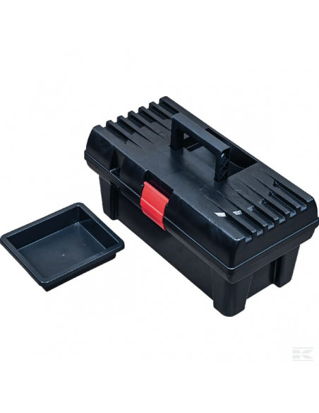 Skrzynka narzędziowa, 226x415x200 mm, czarna polipropylenowa Stuff Optimo B 16" Patrol Group 1848102160