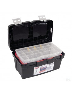 Skrzynka narzędziowa, 295x500x270 mm, czarno/czerwona...