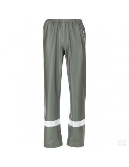 Spodnie przeciwdeszczowe wodoodporne roz. L, zielony Protect Kramp KW3182125054