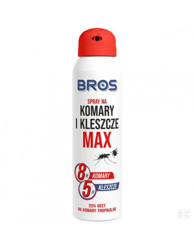 Spray na komary i kleszcze Max, Bros, 90ml 1594208