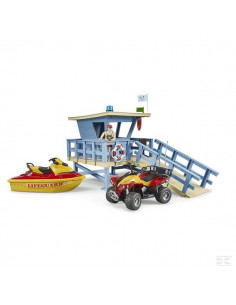 Stanowisko ratownika z quadem i skuterem wodnym, Bworld...