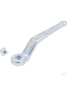 Dźwignia zaworu kulkowego zagięta KH909B