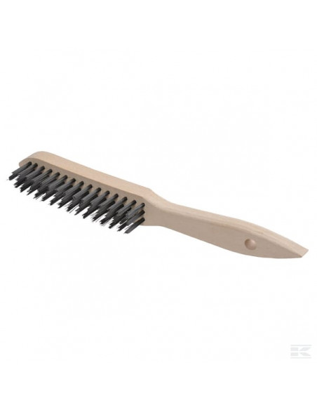 Szczotka druciana drewniana, 4-rzędowa 295 mm HG301A4