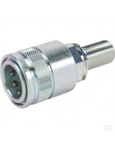 Szybkozłącze gniazdo SKP-F 1/2" gwint grodziowy M18x1.5...