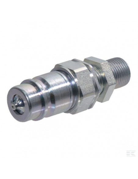 Szybkozłącze wtyczka SKP-M 1/2" gwint grodziowy M18x1.5 12L SKPM12N18