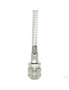 Szybkozłącze ze sprężyną zabezpieczającą przed złamaniem...