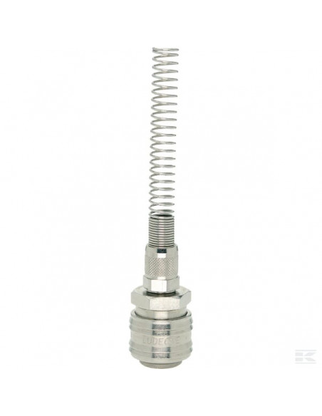 Szybkozłącze ze sprężyną zabezpieczającą przed złamaniem węża 6x8 mm ESN6TQF